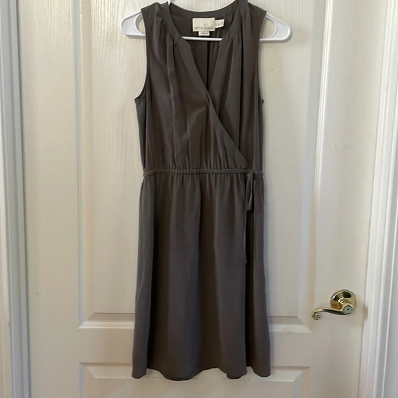 Cynthia Rowley brown silk dress size 2 - Picture 1 of 5